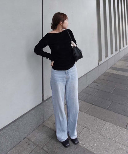 【@toitopoooo_____聯名】透視天鵝絨上衣