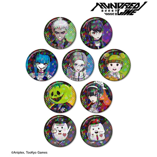 HUNDRED LINE -最終防衛學園- 交易全息徽章 ver.B（單品/全套BOX）【BOX/9包入】