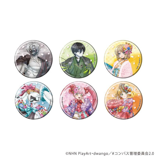 #COMPASS 2.0 戰鬥機理解析系統（57mm）全息徽章01/全套（共6種）（全新繪製插畫）【全套/6個裝】