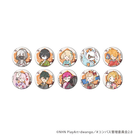 #COMPASS 2.0 戰鬥機理解析系統_徽章01/全套（共10種）（Graph Art插畫）【全套/10個裝】