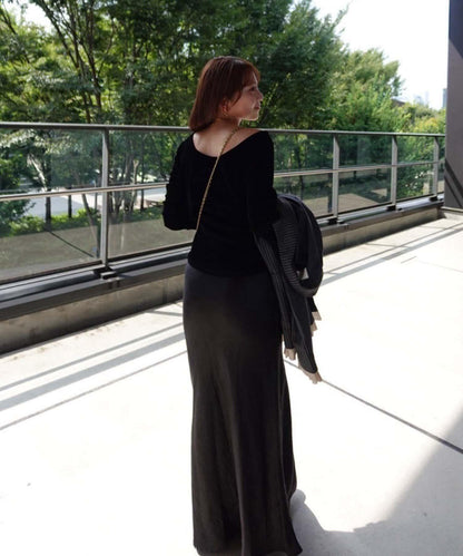 【@toitopoooo_____聯名】透視天鵝絨上衣