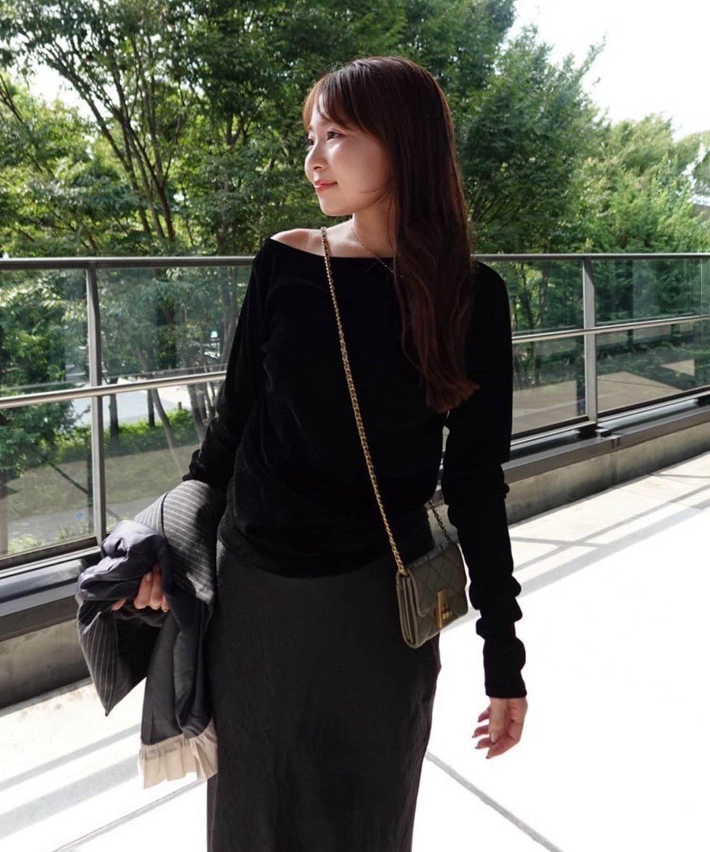 【@toitopoooo_____聯名】透視天鵝絨上衣