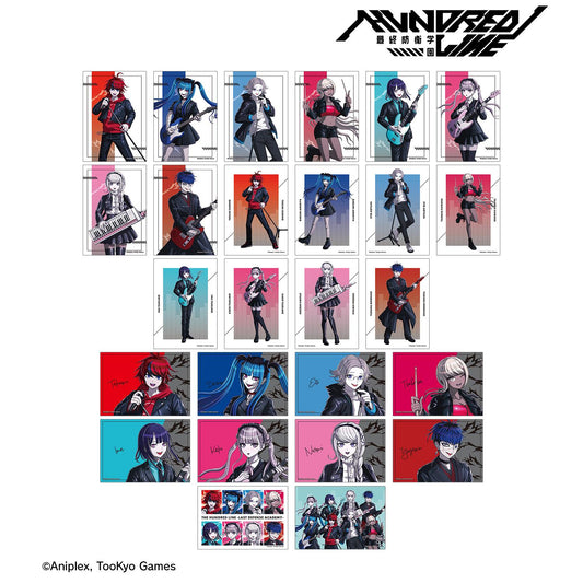 HUNDRED LINE -最終防衛學園- 繪製版 搖滾樂隊ver. 隨機寫真（單品/全套BOX）【BOX/26包入】