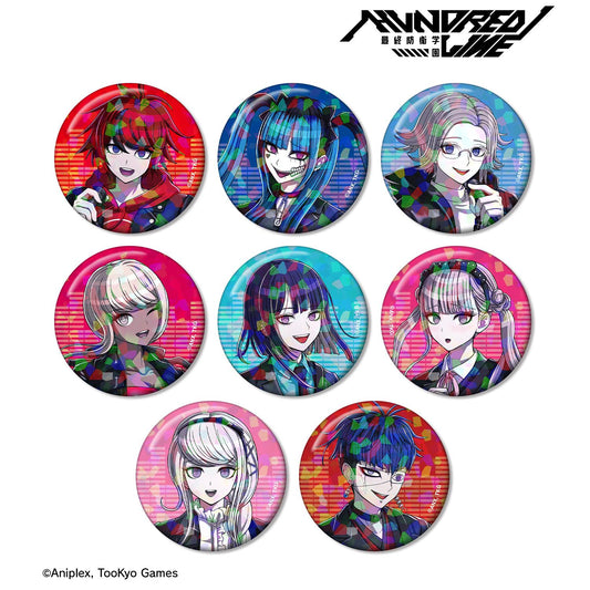 HUNDRED LINE -最終防衛學園- 繪製版 搖滾樂隊ver. 交易全息徽章（單品/全套BOX）【BOX/8包入】