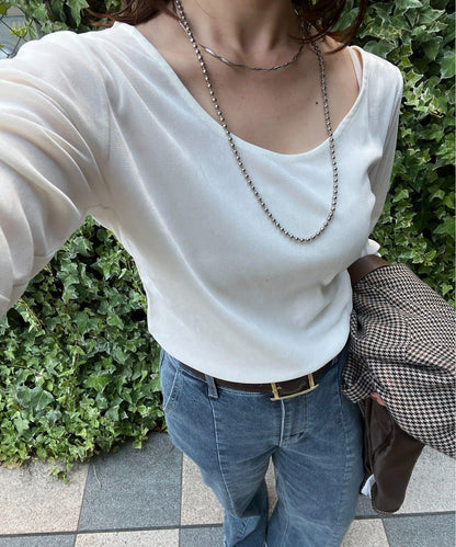 【@toitopoooo_____聯名】透視天鵝絨上衣