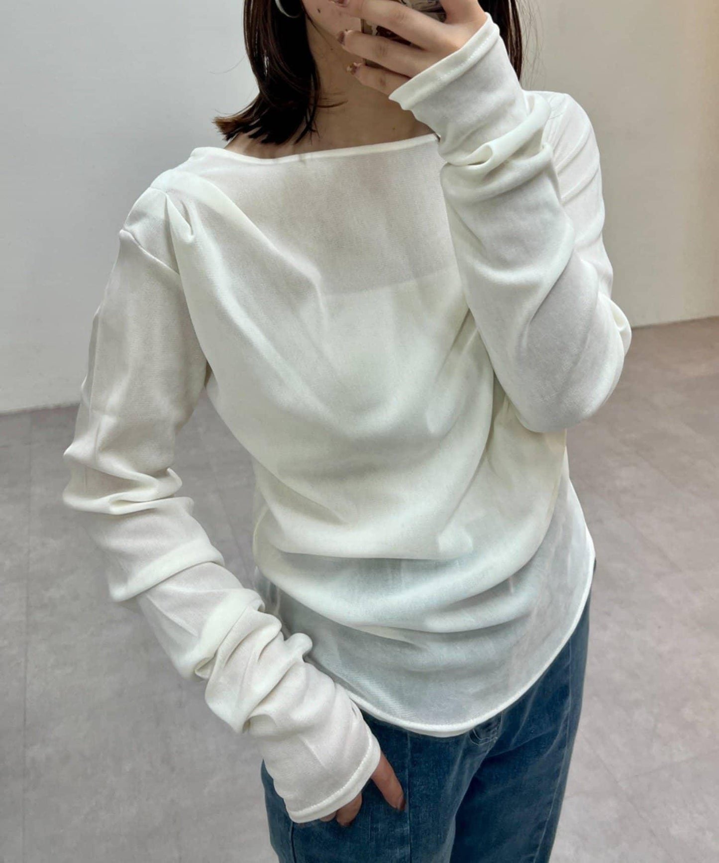 【@toitopoooo_____聯名】透視天鵝絨上衣