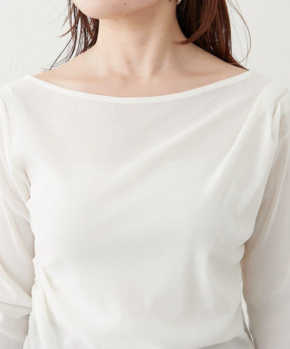 【@toitopoooo_____聯名】透視天鵝絨上衣