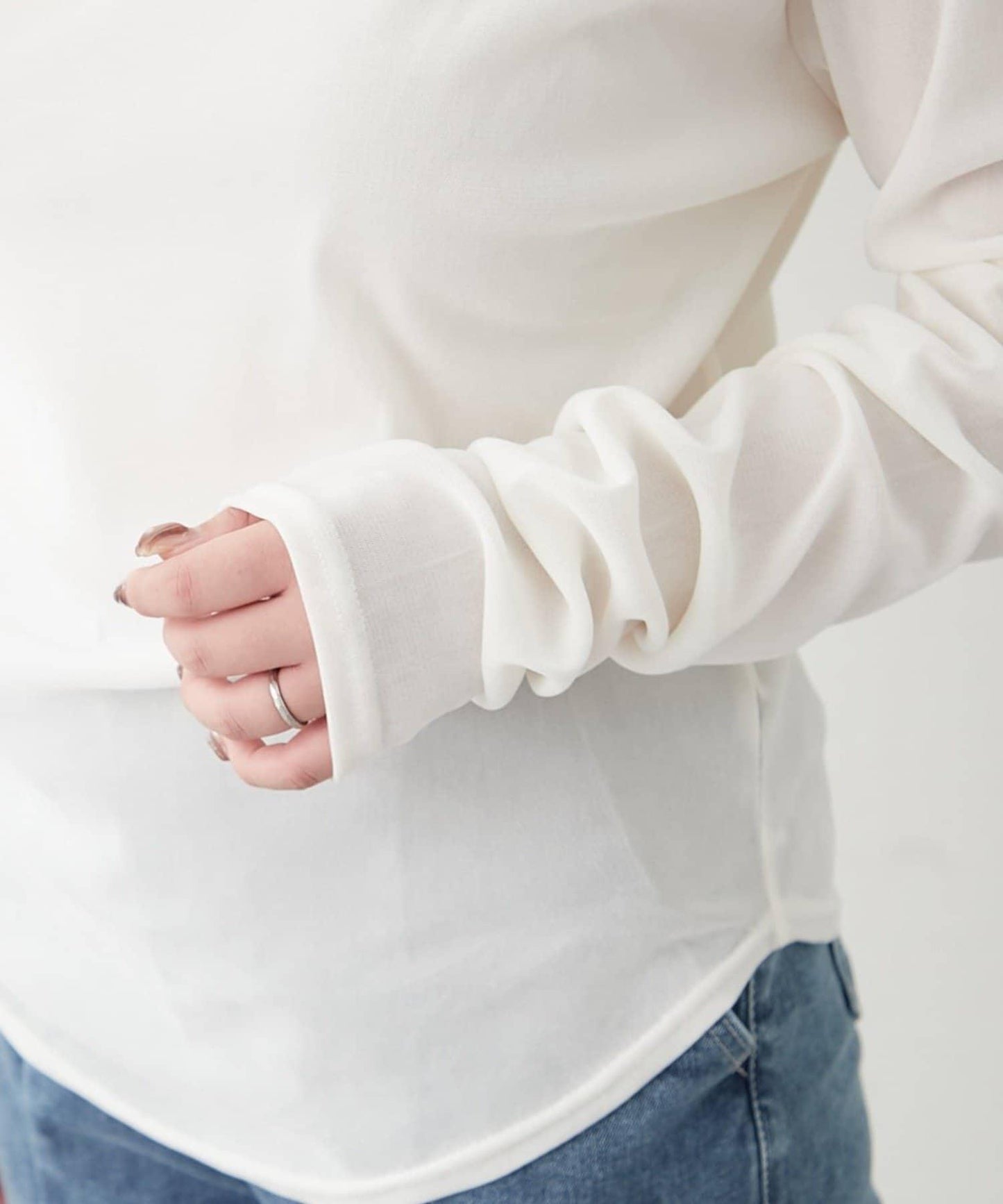 【@toitopoooo_____聯名】透視天鵝絨上衣