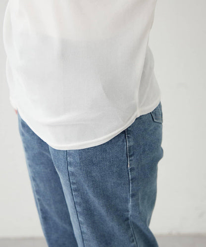 【@toitopoooo_____聯名】透視天鵝絨上衣