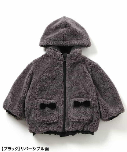 荷葉邊可雙面穿外套