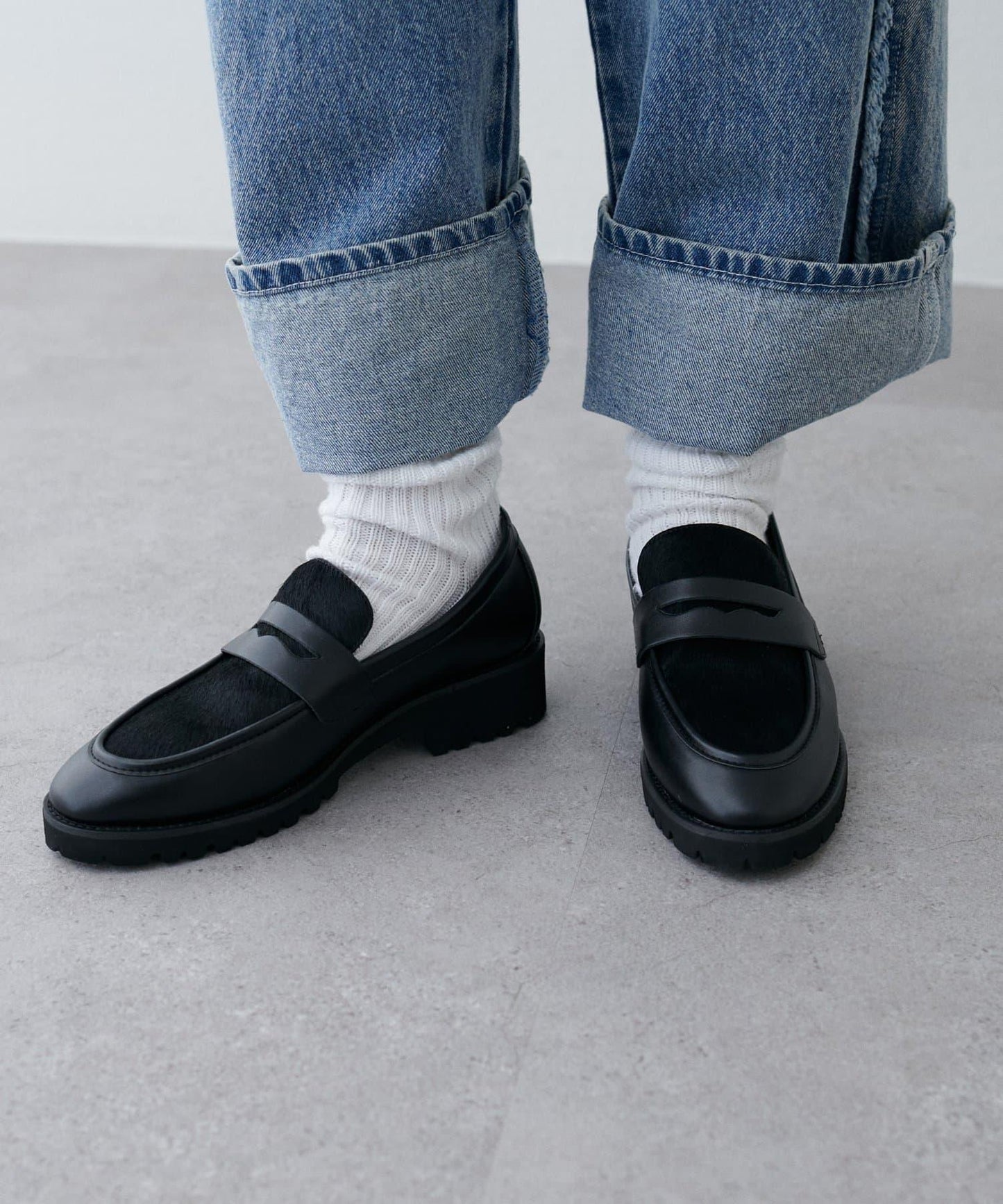 小牛毛樂福鞋