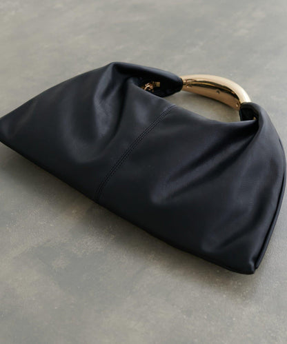 【Palcloset限定】雕塑感三角形手提包