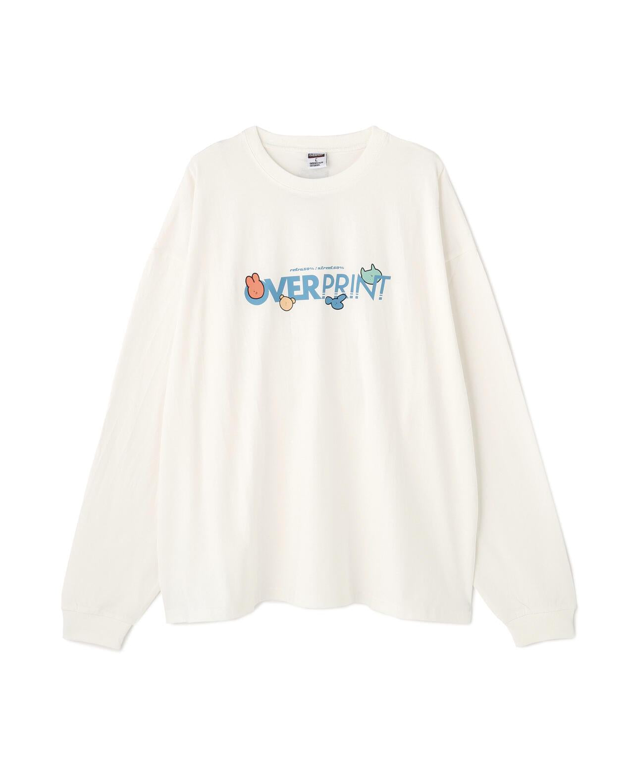 overprint/NAENANO長袖T恤