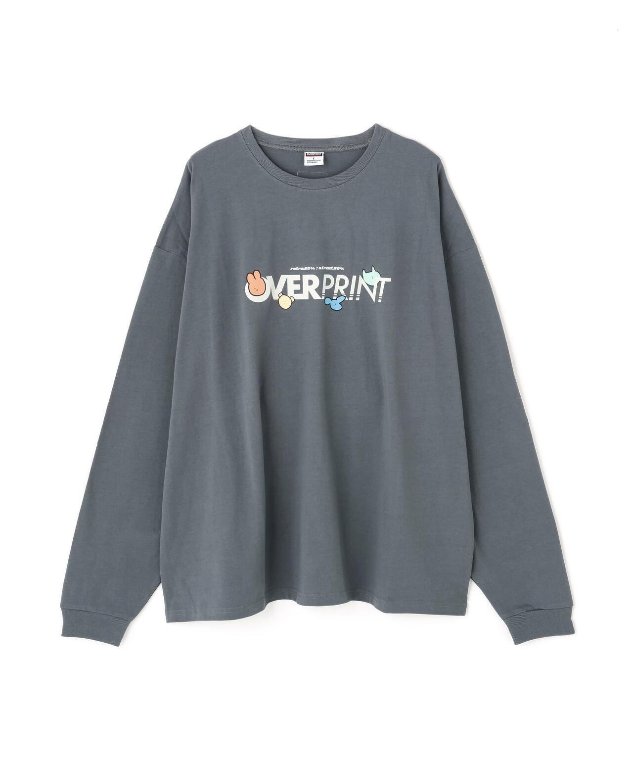 overprint/NAENANO長袖T恤