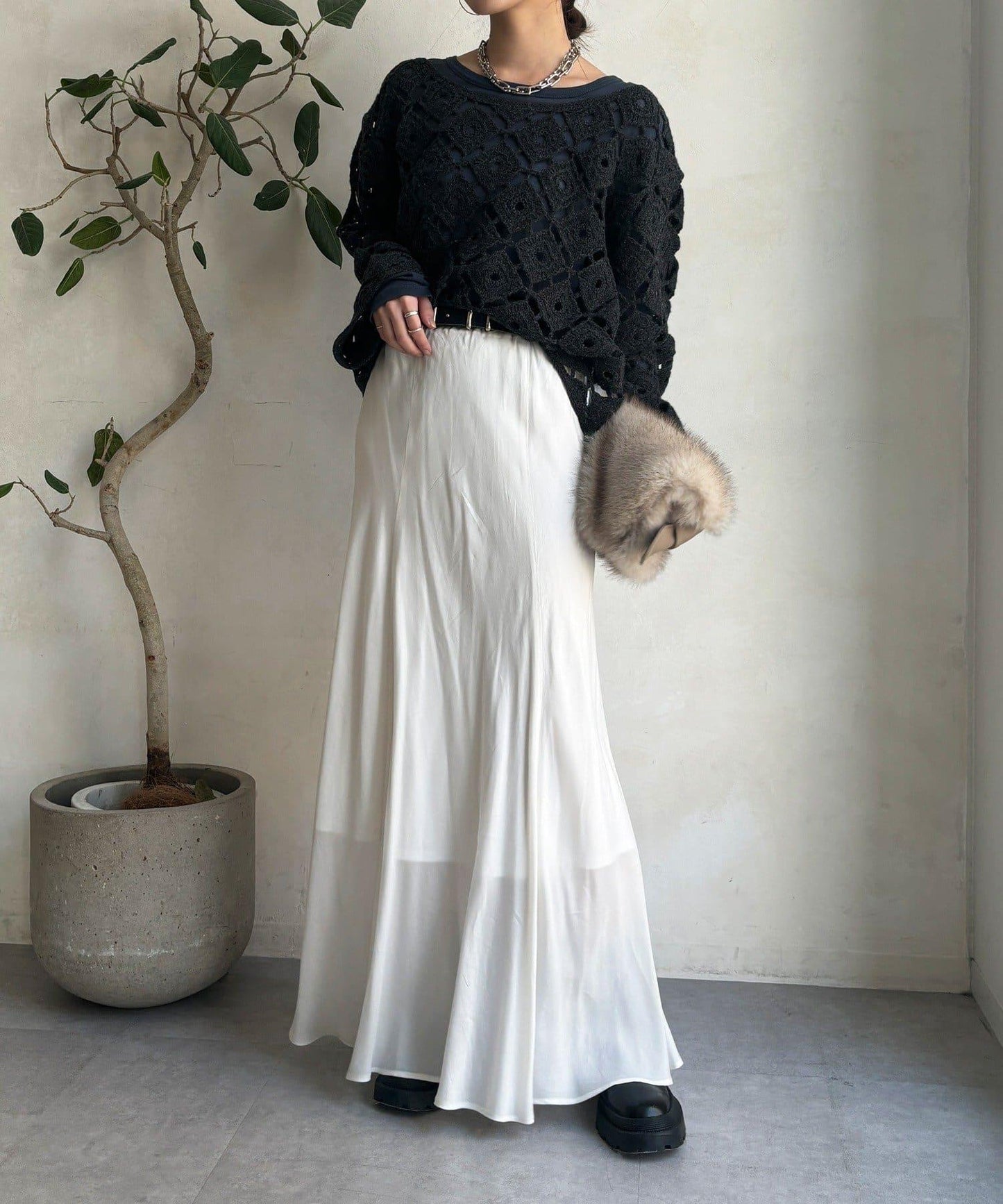 【DouDou】鉤針刺繡套頭衫