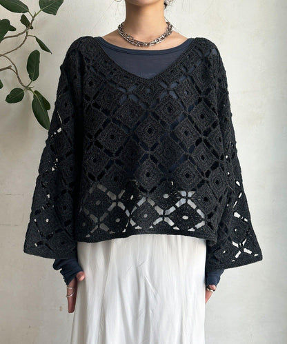 【DouDou】鉤針刺繡套頭衫