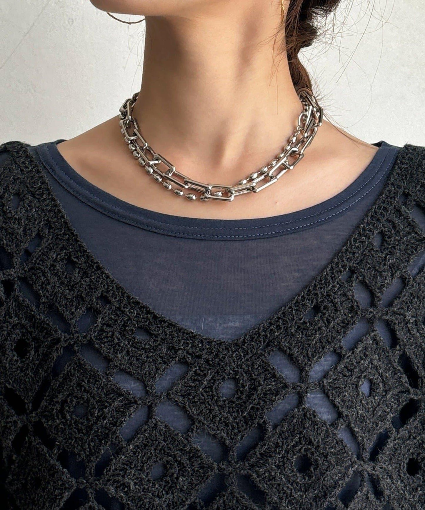 【DouDou】鉤針刺繡套頭衫