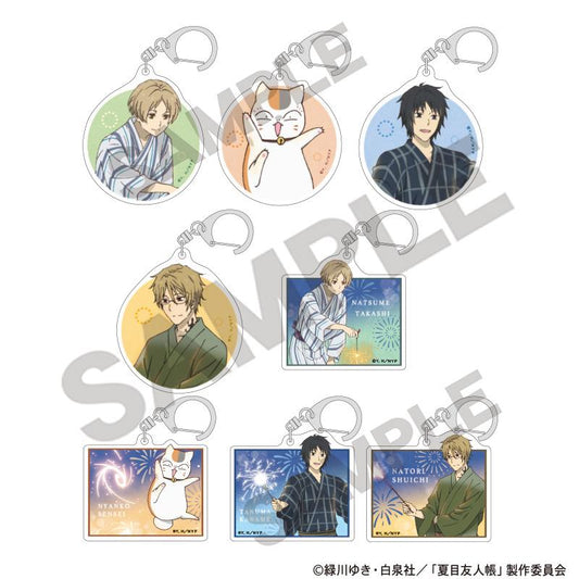 《夏目友人帳》_隨機亞克力鑰匙扣 煙花 【全套BOX／8個裝】