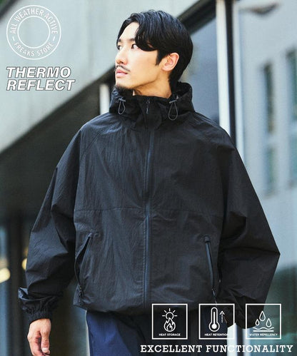 全氣候運動服 鈦加工尼龍連帽夾克