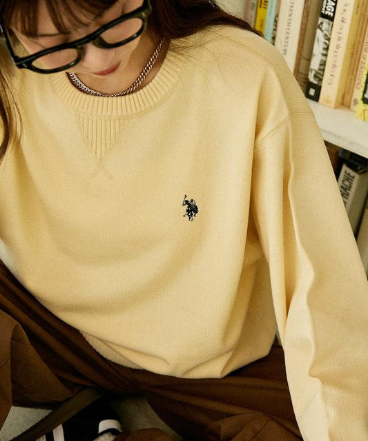 單點刺繡衛衣風針織衫