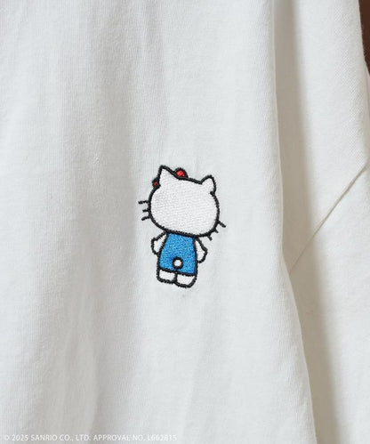 HELLO KITTY 報紙印花長袖T恤