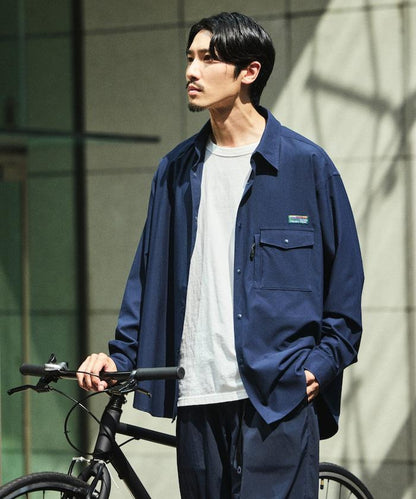 ALL WEATHER ACTIVE WEAR/全氣候運動休閒寬鬆口袋襯衫
