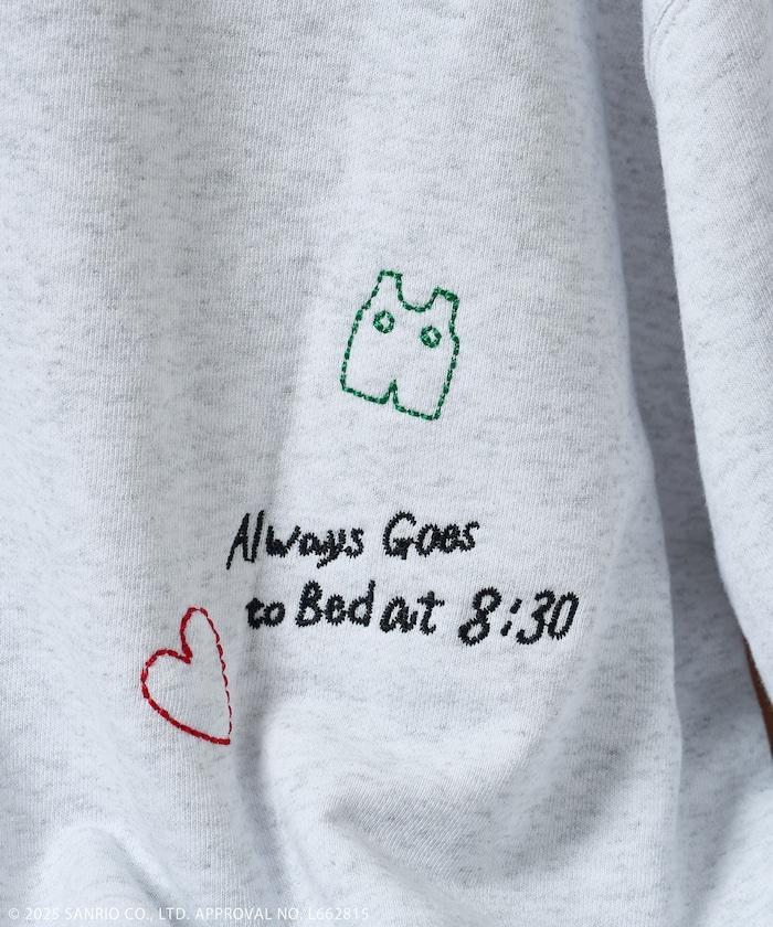 'HELLO KITTY' MESSAGE 刺繡衛衣