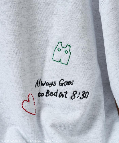 'HELLO KITTY' MESSAGE 刺繡衛衣