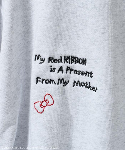 'HELLO KITTY' MESSAGE 刺繡衛衣