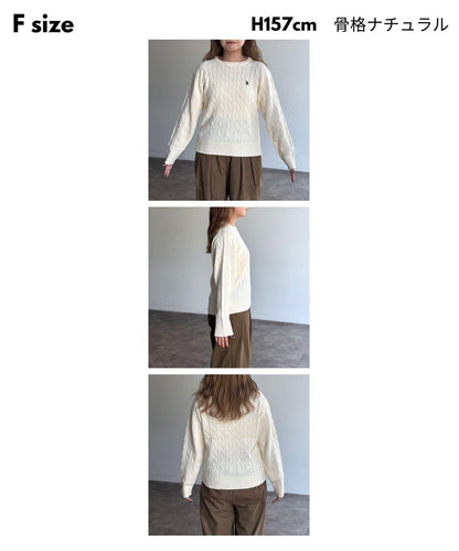 【U.S. POLO ASSN.】麻花針織衫