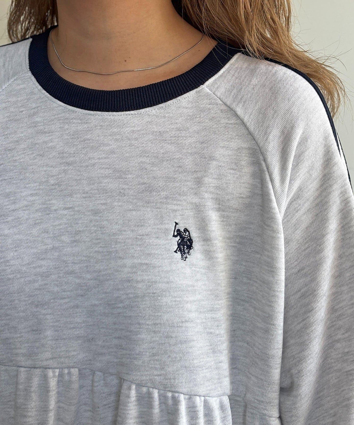 【U.S. POLO ASSN.】內毛層次連衣裙