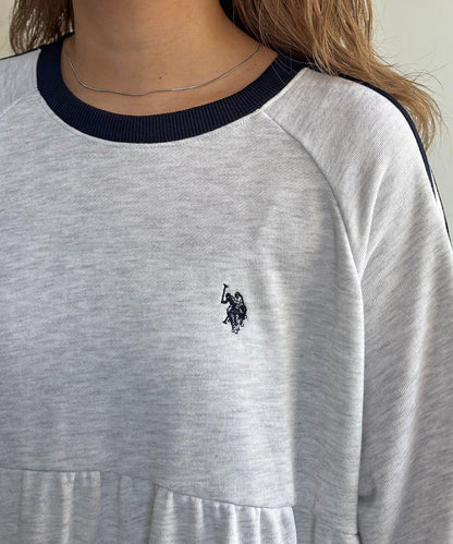 【U.S. POLO ASSN.】內毛層次連衣裙