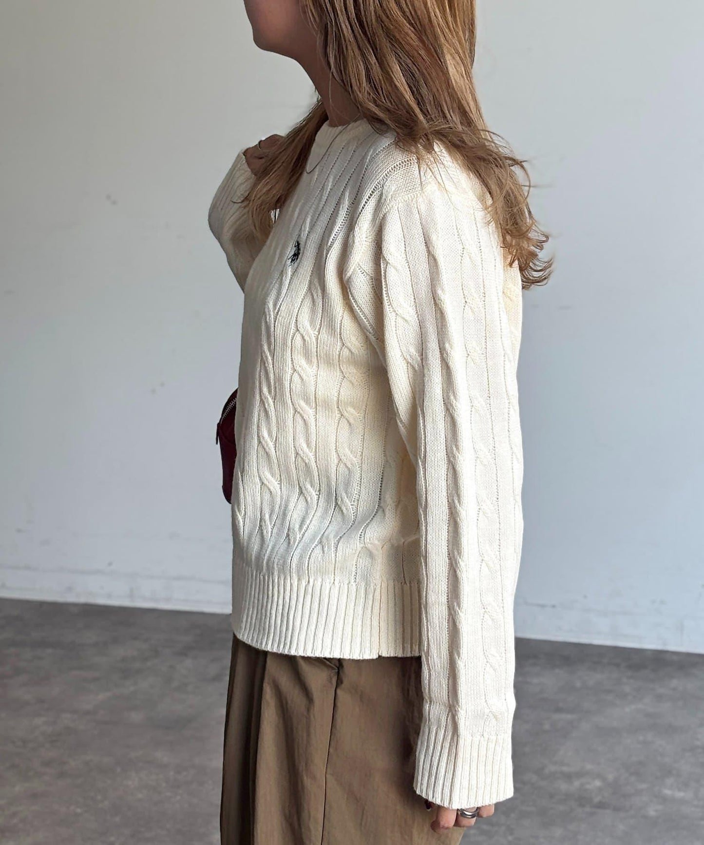 【U.S. POLO ASSN.】麻花針織衫