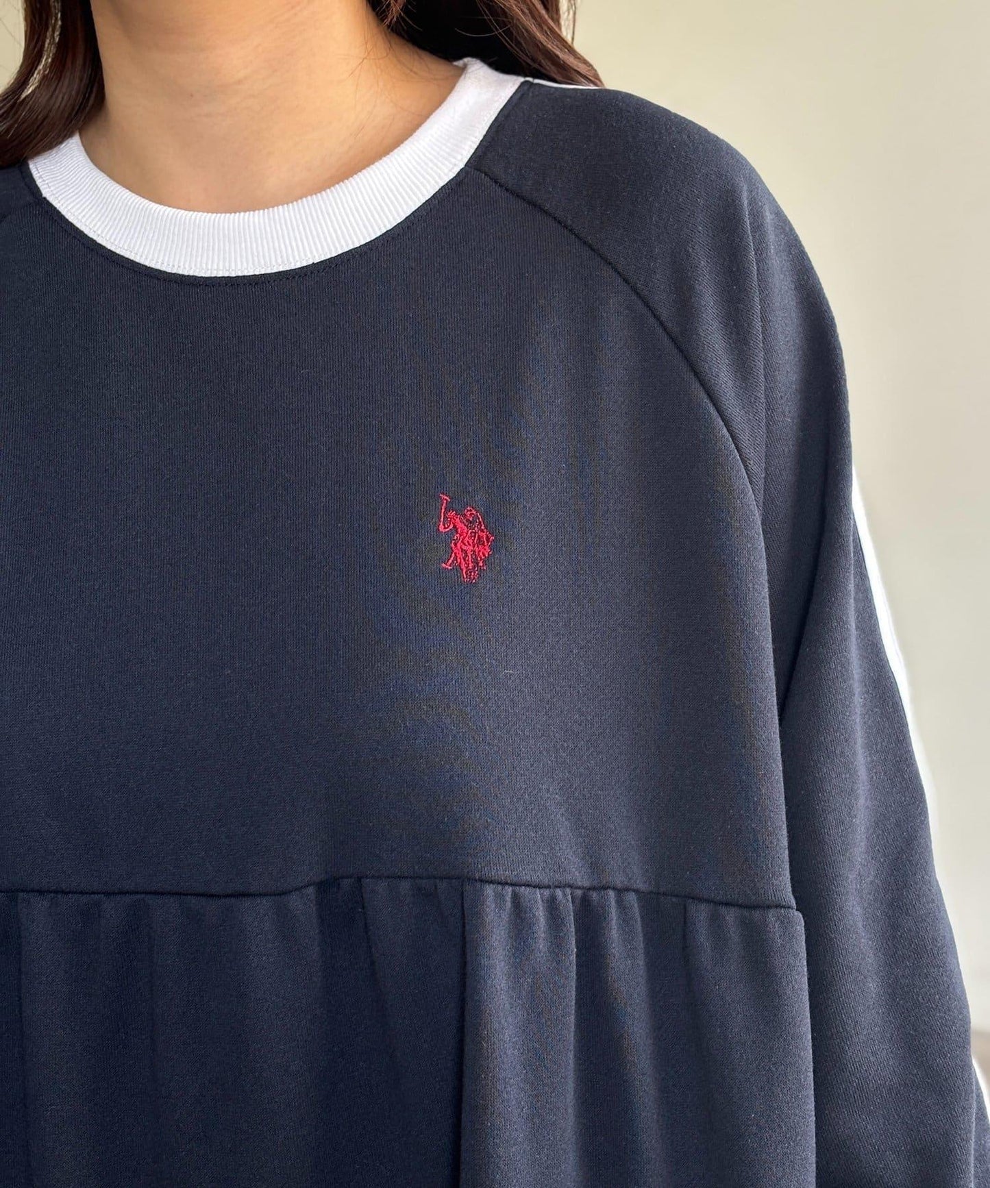 【U.S. POLO ASSN.】內毛層次連衣裙