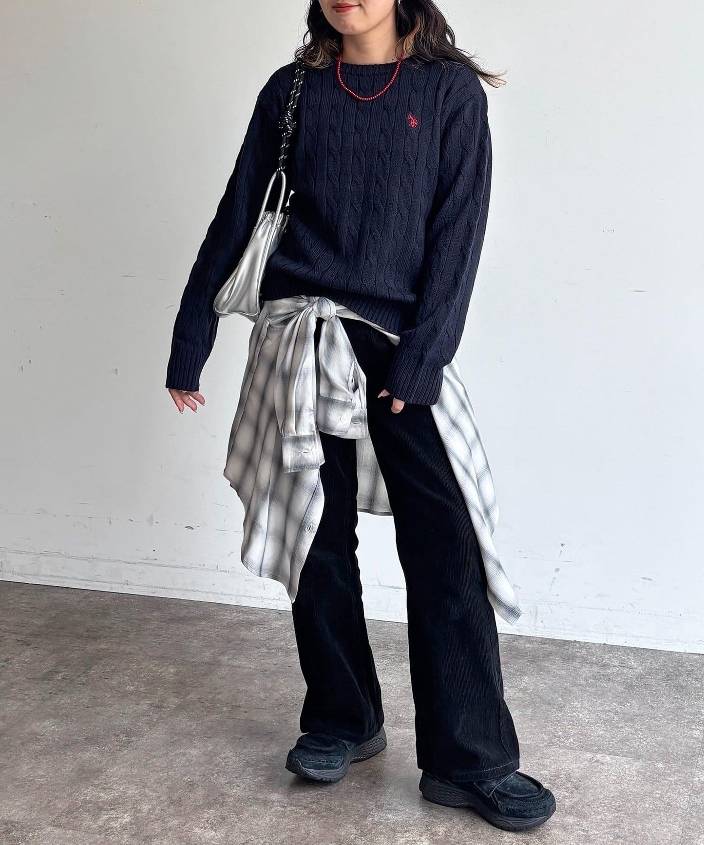 【U.S. POLO ASSN.】麻花針織衫