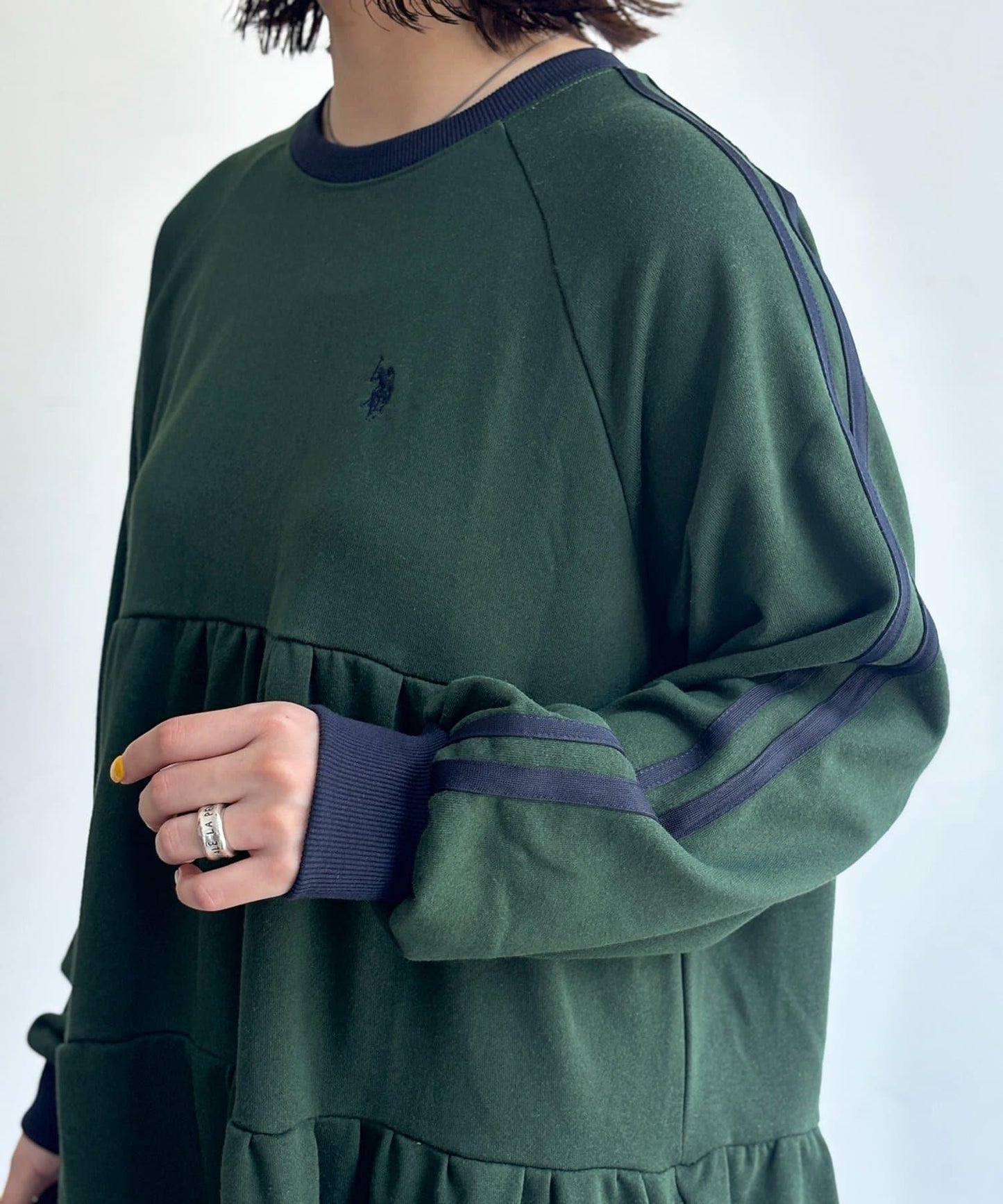 【U.S. POLO ASSN.】內毛層次連衣裙