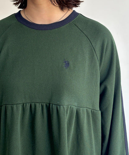 【U.S. POLO ASSN.】內毛層次連衣裙