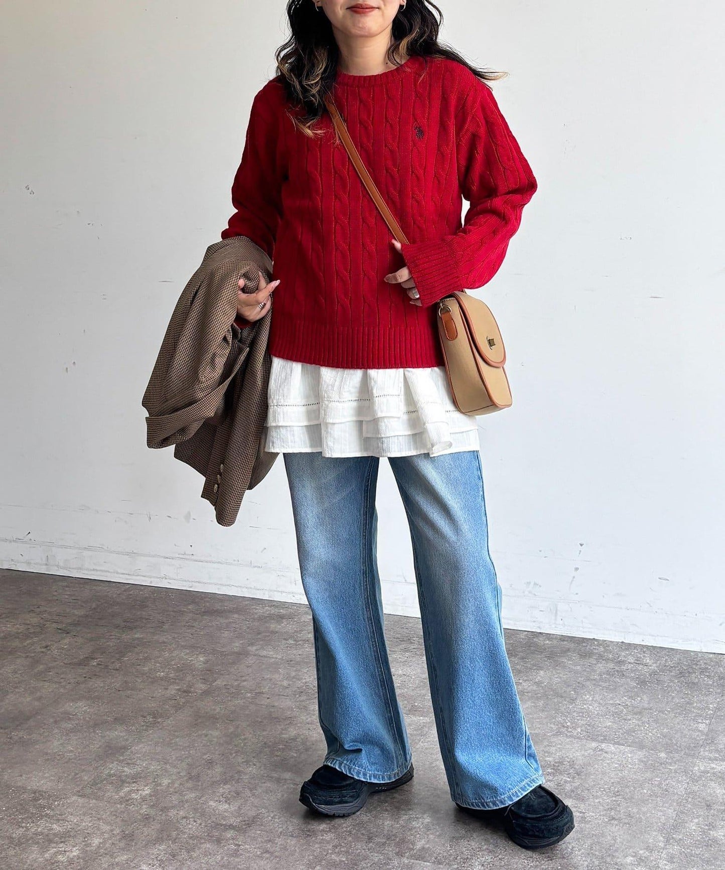 【U.S. POLO ASSN.】麻花針織衫