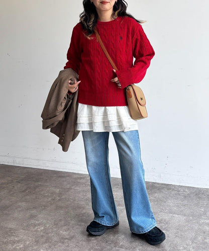 【U.S. POLO ASSN.】麻花針織衫