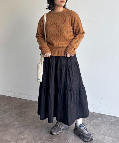 【U.S. POLO ASSN.】麻花針織衫