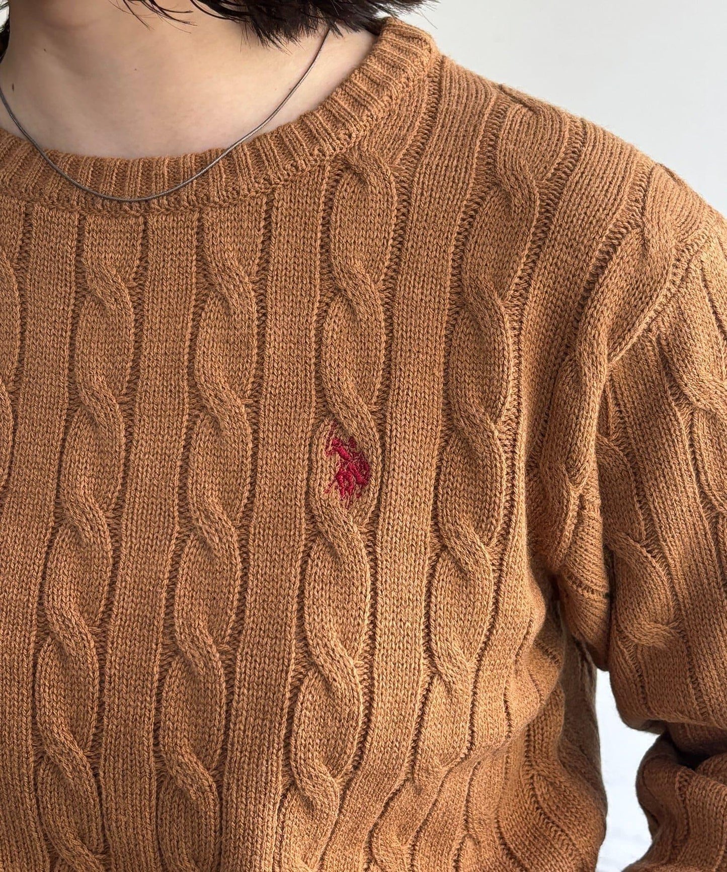 【U.S. POLO ASSN.】麻花針織衫