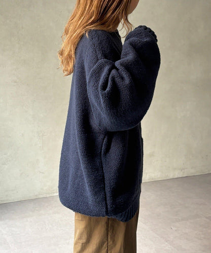 同色系花卉提花針織衫