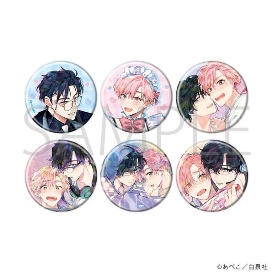 帥氣男聲主播是我的目標！？（57mm）全息徽章01/全套（共6款）【全套/6個裝】
