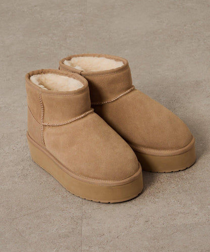 EMU 微羊毛厚底靴