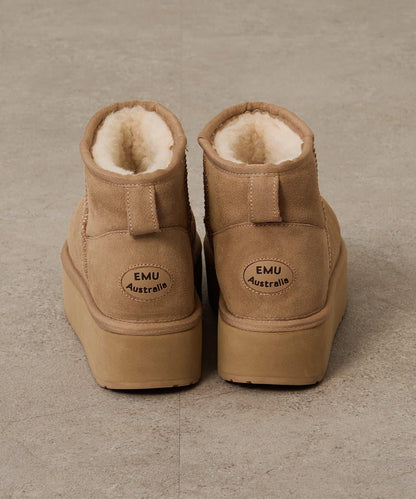 EMU 微羊毛厚底靴