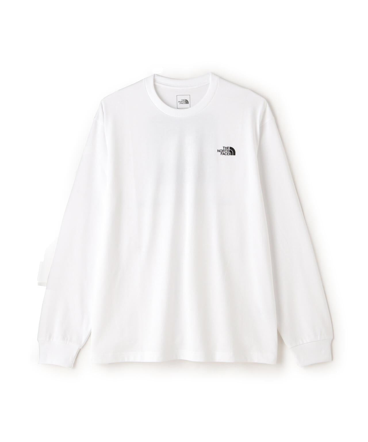 THE NORTH FACE/長袖背部方形標誌T恤