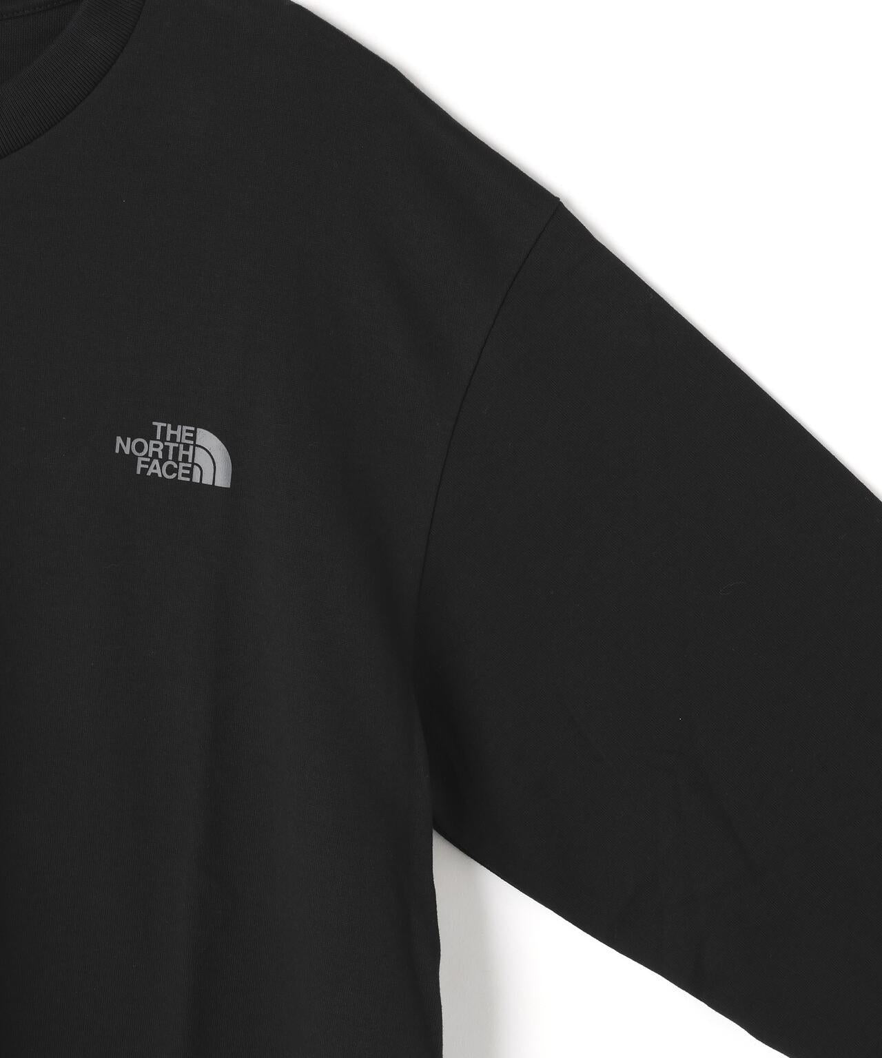 THE NORTH FACE/長袖背部方形標誌T恤