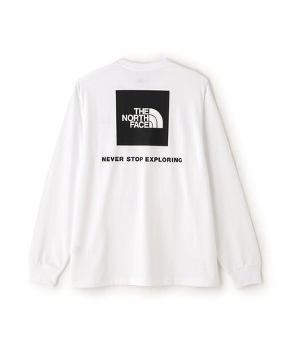 THE NORTH FACE/長袖背部方形標誌T恤