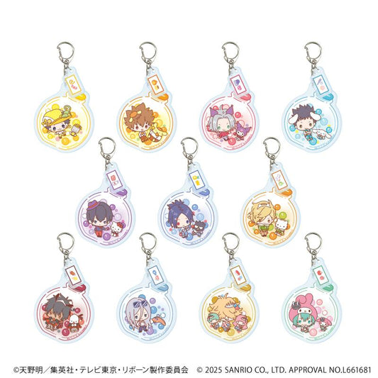《家庭教師HITMAN REBORN!》×SANRIO CHARACTERS_帶配件亞克力鑰匙扣01/全套（共11款）（聯名插畫）【全套/11個裝】