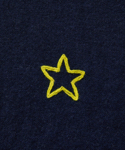 《CITRUS》星星圖案刺繡圍巾